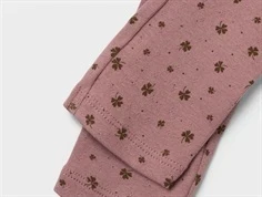 Name It twilight mauve kløver hulmønster leggings